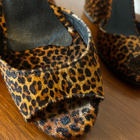 Leopard Pony Hair Heels - Picture 4 of 4